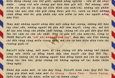 Lời cảm ơn từ DaLaVi – suaongchua.com.vn